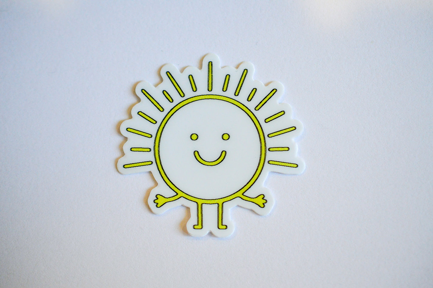 Smiling Sapien Logo Sticker